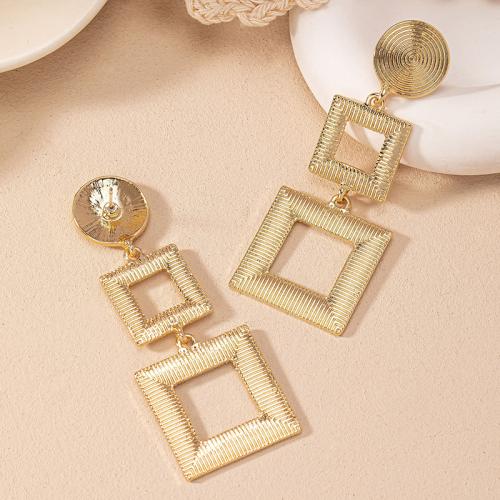 Zinc Alloy Stud Earring, plated, for woman, gold [