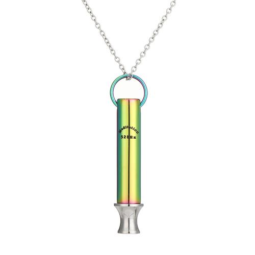 Collier de bijoux de titane, Acier titane, poli, bijoux de mode & unisexe, plus de couleurs à choisir, Vendu par PC