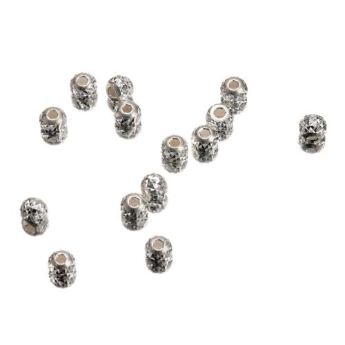 Sterling Silver Spacer Beads, 925 Sterling Silver, DIY & flower cut Approx 1.3mm [