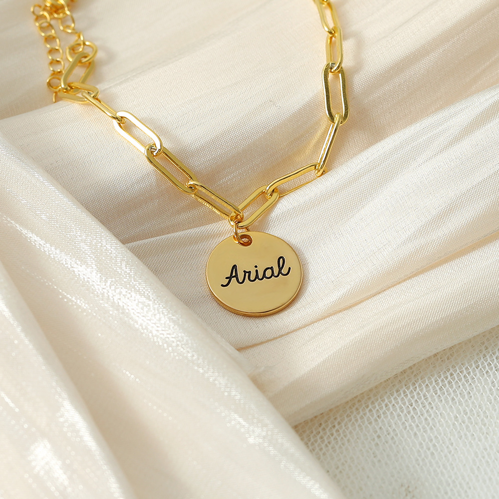 Brass Bracelet, with 5cm extender chain, Each custom text must be less than 10 letters & fashion jewelry & for woman, golden, Length:Approx 17 cm, Sold By PC