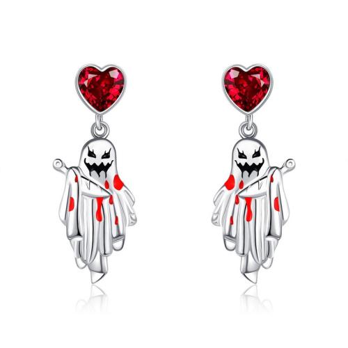 Acrílico Pendientes con Colgantes, Diseño de Halloween & Joyería & diferentes estilos para la opción & para mujer, Vendido por Par