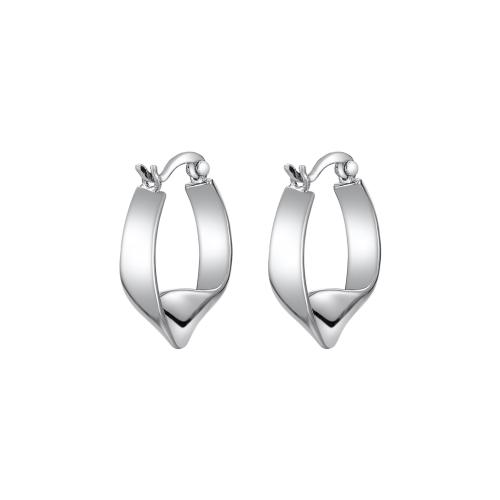 Sterling Silver Drop Earring, 925 Sterling Silver, fashion jewelry & for woman, Inner Approx 13mm 