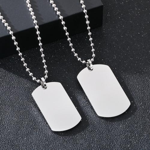 Stainless Steel Jewelry Necklace, 304 Stainless Steel, silver color plated & for man 