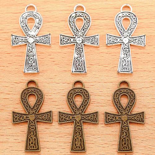 Zinc Alloy Cross Pendants, plated, DIY 