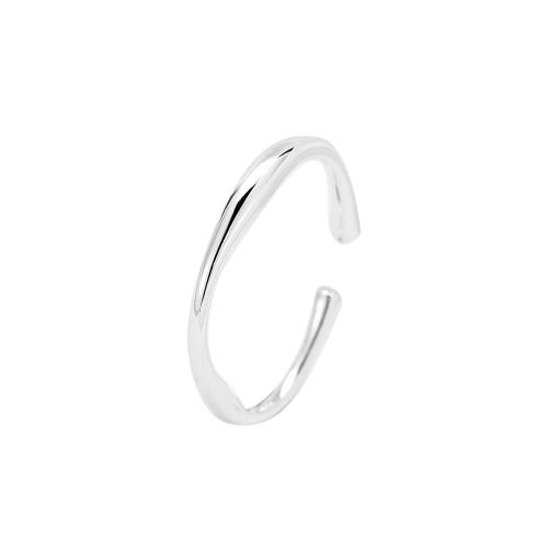 Sterling Silver Finger Ring, 925 Sterling Silver, fashion jewelry & for woman, Inner Approx 17mm 