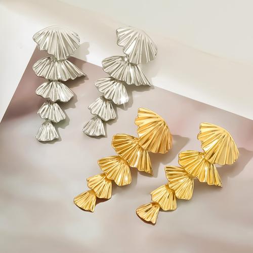 Zinc Alloy Drop Earring, fashion jewelry & for woman 