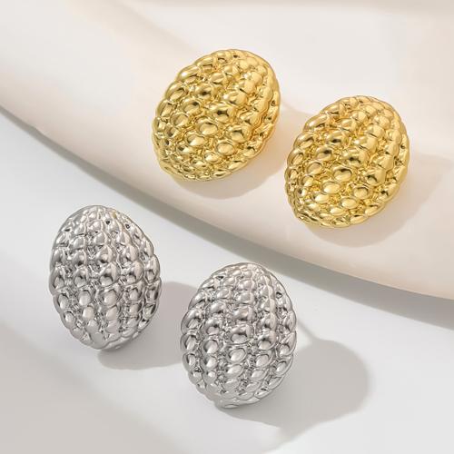 Zinc Alloy Stud Earring, fashion jewelry & for woman [