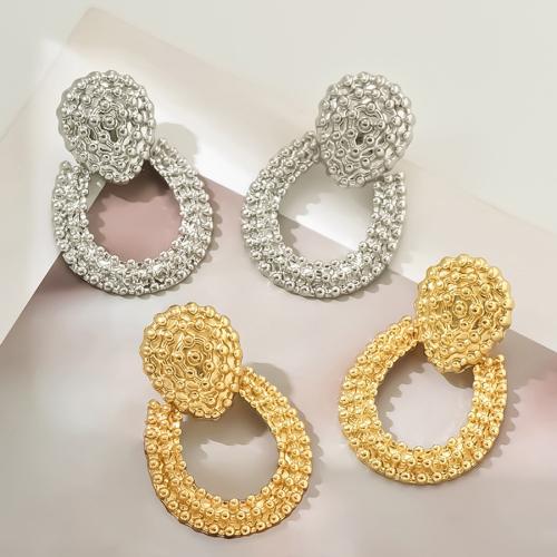 Zinc Alloy Drop Earring, fashion jewelry & for woman 