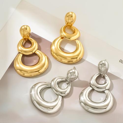 Zinc Alloy Drop Earring, fashion jewelry & for woman 