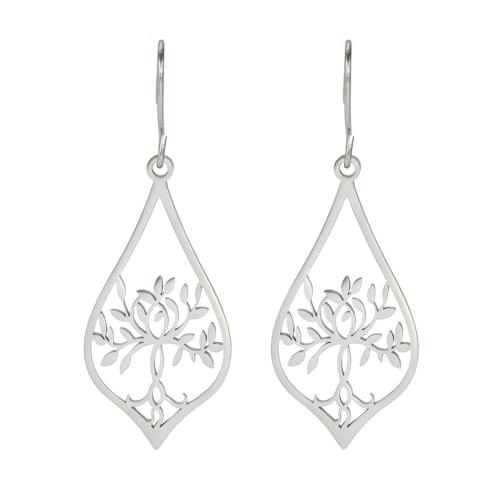 Stainless Steel Drop Earring, 304 Stainless Steel, Vacuum Ion Plating, fashion jewelry & for woman 