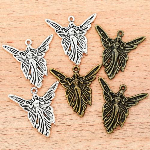 Zinc Alloy Jewelry Pendants, Angel, plated, DIY 