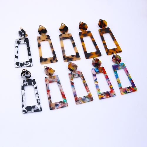 Acrylic Drop Earring, Acetate, fashion jewelry & for woman 