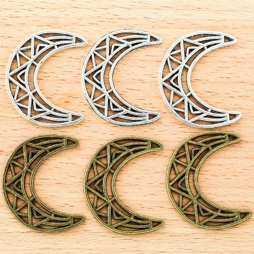 Zinc Alloy Jewelry Pendants, Moon, plated, DIY 