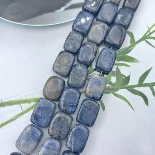 Single Gemstone Beads, Natural Stone, DIY, blue Approx 