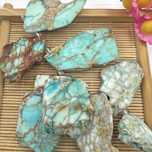 Impression Jasper Pendants, DIY mm, Approx 