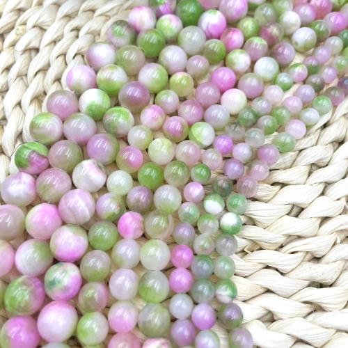 Single Gemstone Beads, Persian Jade, Round, DIY mixed colors 