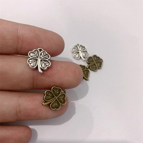 Zinc Alloy Clover Pendant, Four Leaf Clover, plated, DIY 