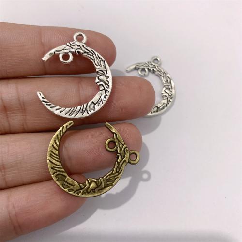 Zinc Alloy Jewelry Pendants, Moon, plated, DIY 