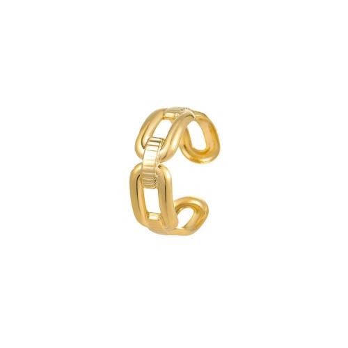 Edelstahl Fingerring, 304 Edelstahl, 18K vergoldet, Modeschmuck & für Frau, goldfarben, verkauft von PC[