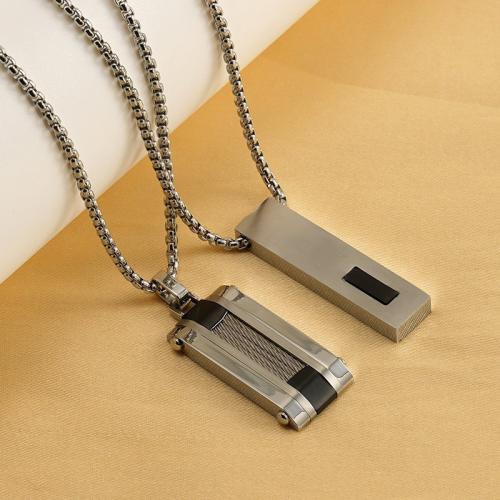 Stainless Steel Jewelry Necklace, 304 Stainless Steel, fashion jewelry & Unisex Approx 50 cm 