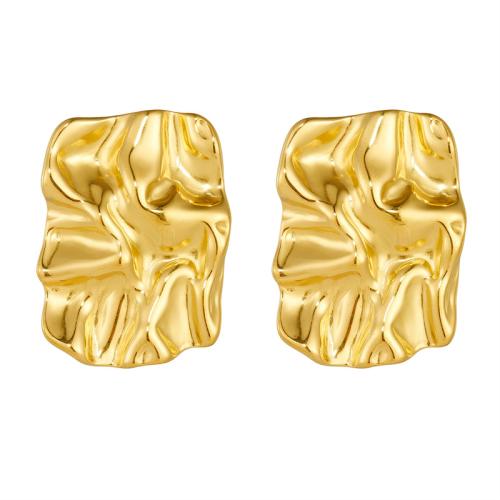 Stainless Steel Stud Earring, 304 Stainless Steel, fashion jewelry & for woman, gold 