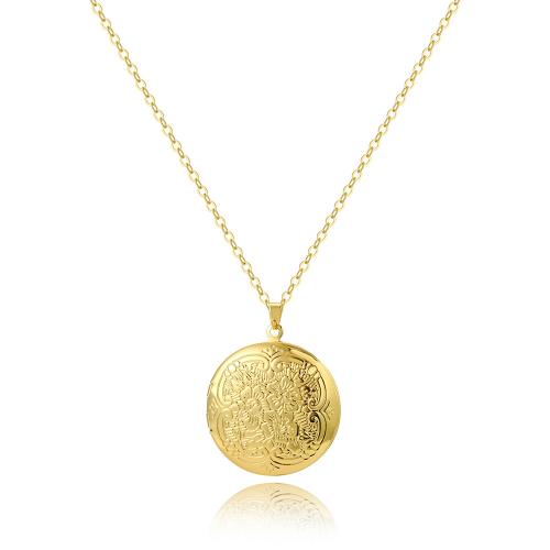 Brass Jewelry Necklace, with 5cm extender chain, plated, fashion jewelry & for woman Approx 40 cm 