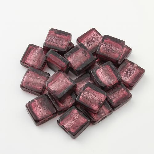 Lampwork Beads, Square, DIY 15mm 