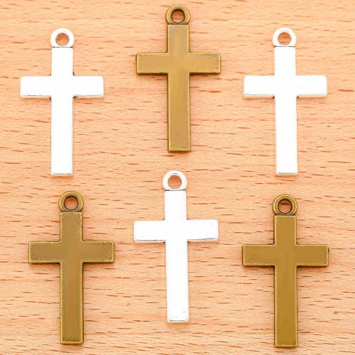 Zinc Alloy Cross Pendants, plated, DIY 