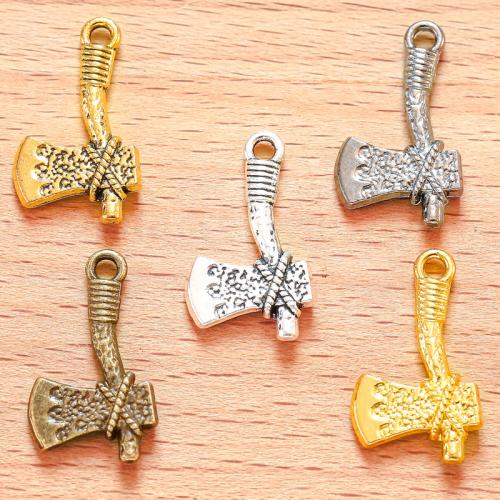 Zinc Alloy Jewelry Pendants, Axe, plated, DIY 