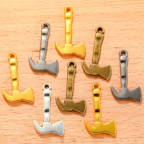 Zinc Alloy Jewelry Pendants, Axe, plated, DIY 