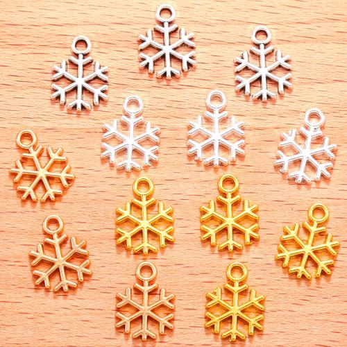 Zinc Alloy Jewelry Pendants, Snowflake, plated, DIY 