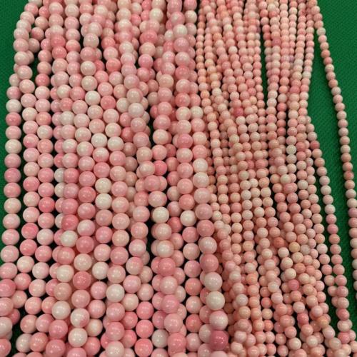 Natural Freshwater Shell Beads, Queen Conch Shell, Round, DIY pink Approx 38 cm [