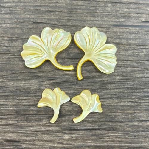 Barrette cheveux assesoire, Lèvres jaunes, Ginkgo Feuille, DIY & normes différentes pour le choix, Jaune, Vendu par PC