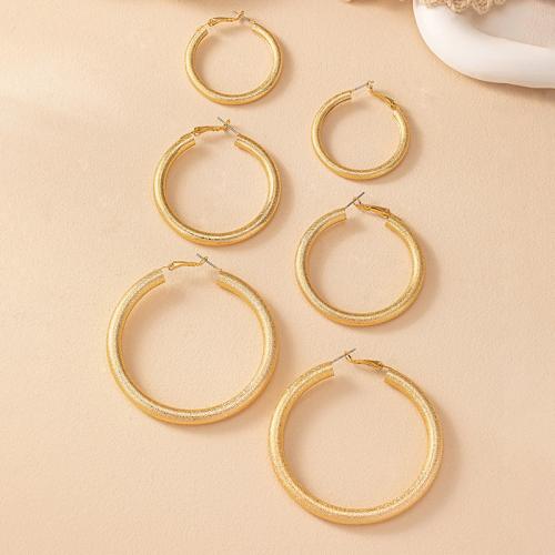 Zinc Alloy Leverback Earring, plated  & for woman, gold 