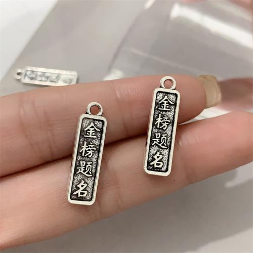 Zinc Alloy Jewelry Pendants, antique silver color plated, DIY 