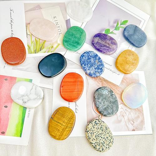 Gemstone Decoration, Flat Oval [