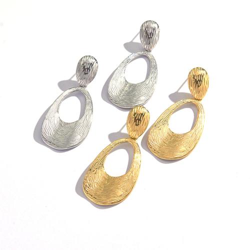 Stainless Steel Drop Earring, 304 Stainless Steel, Vacuum Ion Plating, fashion jewelry & for woman 