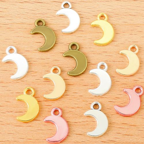 Zinc Alloy Jewelry Pendants, Moon, plated, DIY 