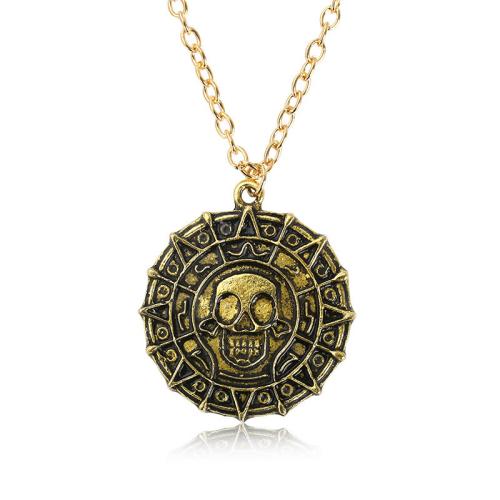 Zinc Alloy Necklace, plated, fashion jewelry & Unisex [