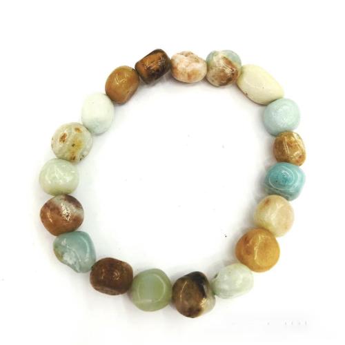 Pulsera de Piedras Preciosas, Piedra natural, Joyería & diferentes materiales para la opción & unisexo, más colores para la opción, about:7-10mm, longitud:aproximado 18 cm, Vendido por UD[