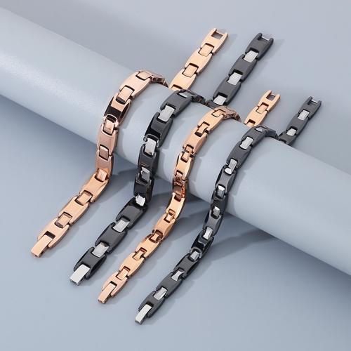 Laine cordon Bracelet, Acier de tungstène, Placage ionique sous vide, pour femme, plus de couleurs à choisir, Vendu par PC