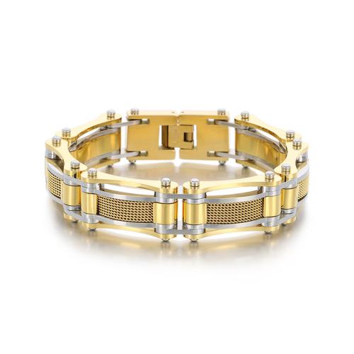 Fashion Jewelry Bracelet, 304 Stainless Steel, Vacuum Ion Plating, for woman 