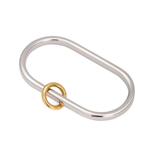 Stainless Steel Finger Ring, 304 Stainless Steel, plated, fashion jewelry & for woman & two tone 