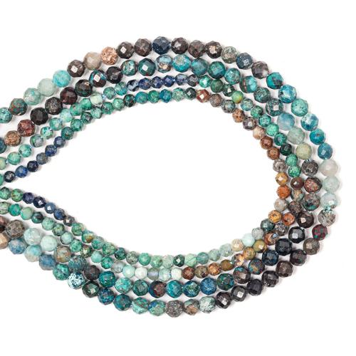 Dyed Natural Turquoise Beads, Phoenix Turquoise, Round, DIY mixed colors [