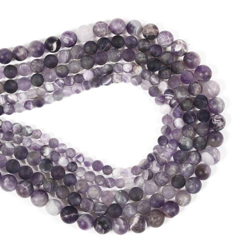 Natural Amethyst Beads, Round, DIY mixed colors [