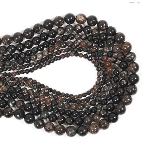 Single Gemstone Beads, Biotite, Round, DIY mixed colors 