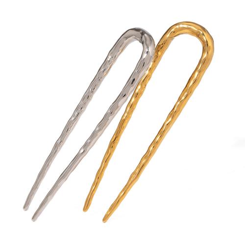 Hair Stick, 304 Stainless Steel, plated, fashion jewelry & for woman 