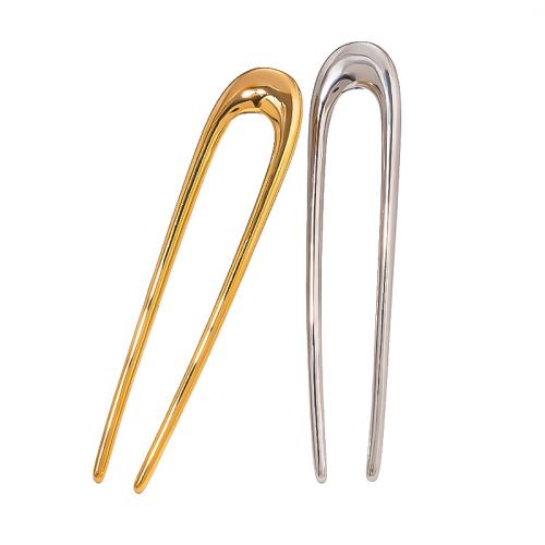 Hair Stick, 304 Stainless Steel, plated, fashion jewelry & for woman 