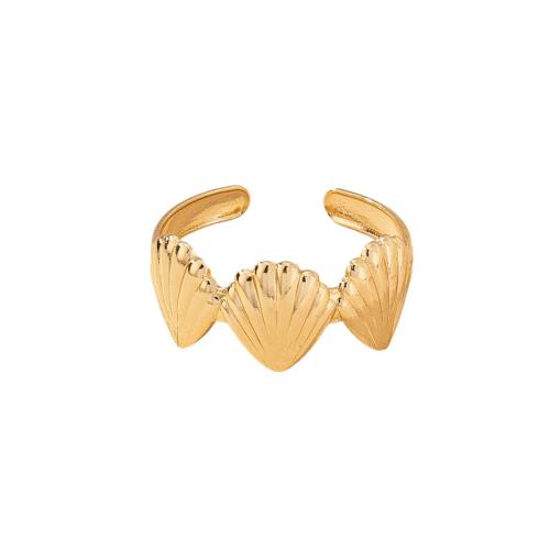 Eisen Finger Ring, plattiert, für Frau, Goldfarbe, verkauft von PC[