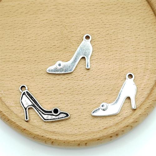 Zinklegierung Schuhe Anhänger, antik silberfarben plattiert, DIY, 24x20mm, 100PCs/Tasche, verkauft von Tasche[